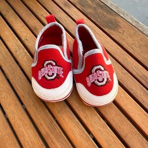 Ohio State Buckeyes Baby Shoes Infant Slip-On Sneakers Size 4